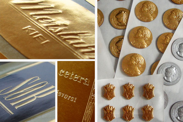 Optisch und haptisch exklusiv - Blindpräge-Labels Blindprägeetiketten mit fühlbarer Reliefprägung für hochwertige Produkt- und Werbeaufkleber