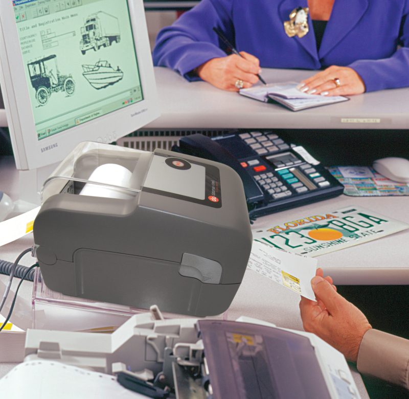 Individuell vorbedruckte Thermodirektetiketten auf Rolle 8-farbig