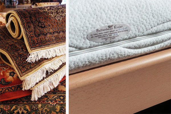 Textil-Etiketten aus Seide mit starkem Klebstoff für Matratzen und Teppiche