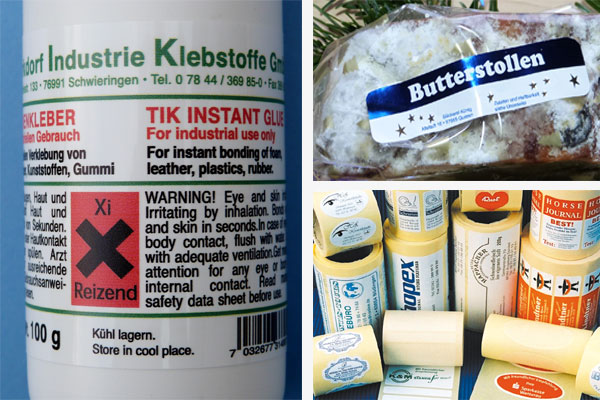 Hihg-Gloss-Etiketten - für Werbung und Kennzeichnung Etiketten aus weißem Hochglanzpapier eignen sich als Produktetiketten und Werbeaufkleber