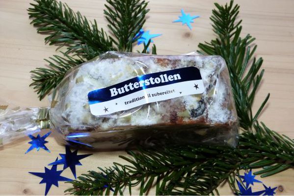 Attraktive Produktlabels mit Metallicprägung Weihnachts-, Plätzchen- und Stollen-Aufkleber mit Metallic-Heißfoliendruck