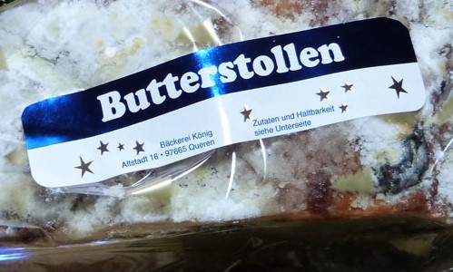 Attraktive Produktlabels mit Metallic-Prägung Glänzende Produktetiketten für Weihnachtsgebäck mit Metallic-Heißfolienprägung
