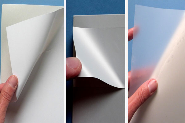 Mattweiße Polyester-Etiketten auf A4-Bogen für Laserdrucker und Kopierer