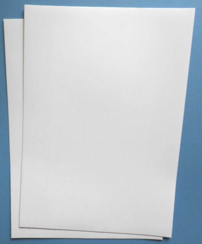 A4 Bogen Etiketten aus weißer Polyesterfolie für Laserdrucker und Kopierer