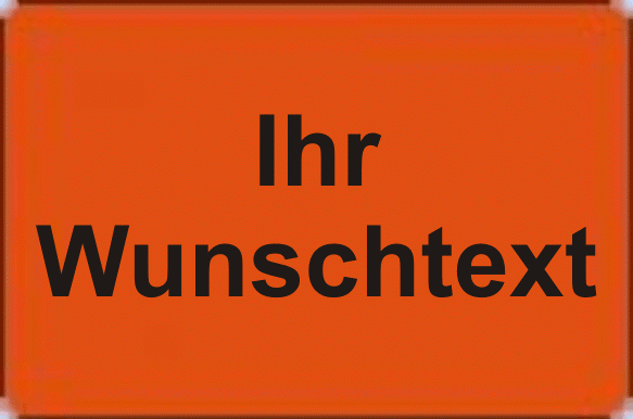 Verpackungsetiketten nach Wunsch bedruckt - 60x40mm Individuell mit Wunschtext bedruckte Verpackungs- und Hinweisetiketten aus Leuchtrotpapier im Format 60x40mm
