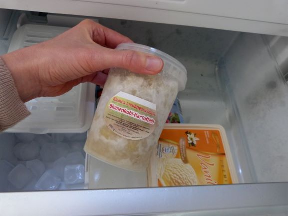 Individuelle Etiketten mit Tiefkühlklebstoff für Speiseeis, gefrorene Produkte und Kühltheken