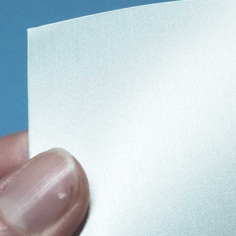 Textiletiketten aus weißer Acetatseide auf A4-Bogen bedruckbar mit Lasersprinter oder Kopierer