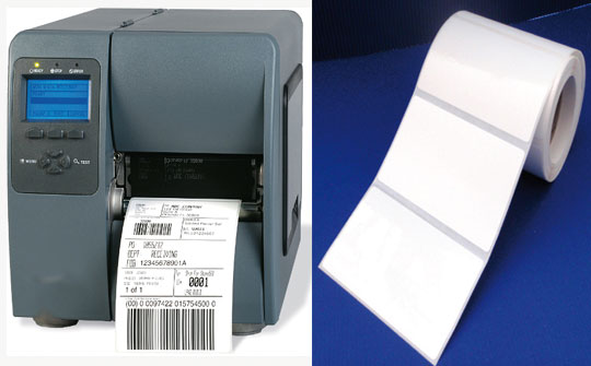 Rollenetiketten für Thermotransferdrucker - große Materialauswahl Blanko-Rollen-Spezial-Etiketten aus Papier und Folie für Thermotransferdrucker