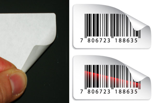 Weiße Non Perm-Papieretiketten mit ablösbarem Klebstoff auf A4-Bogen für Laser und Kopierer