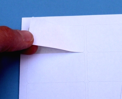 Papier-Etiketten für Laserdrucker auf A4-Bogen zum selbst Bedrucken
