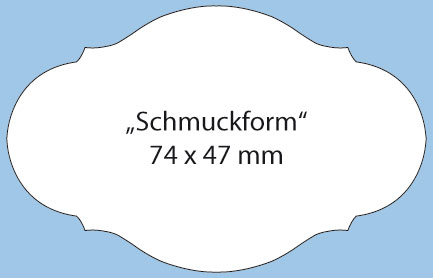 Attraktive Etiketten in Schmuckformaten Aufkleber in Sonderformen und Schmuckformaten als Werbe- und Firmenaufkleber