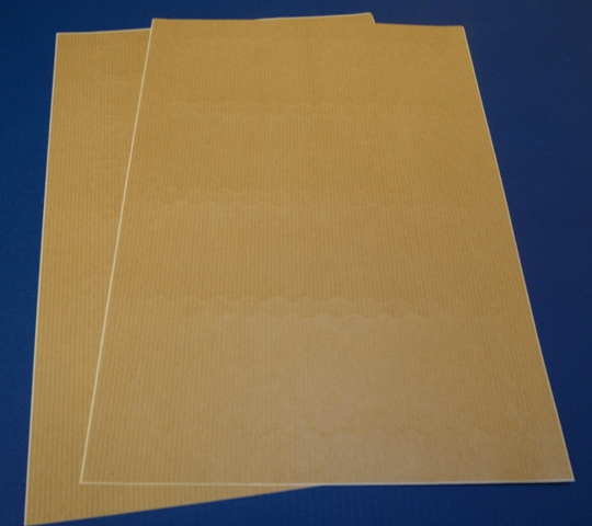 Packpapier-Aufkleber für Laserdrucker auf A4-Bogen zum selbst Drucken
