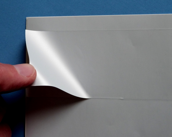 Silber matte Polyesterfolie auf A4-Bogen für Laserdrucker und Kopierer